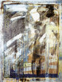 Άσπα Στασινοπούλου, Χωρίς τίτλο, 1981, μικτή τεχνική σε ξύλο, 220 x 160 εκ.