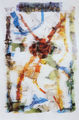 Χρύσα Ρωμανού, Χάρτης-Λαβύρινθος, 1992, ντεκολάζ σε πλεξιγκλάς, 200 x 132 εκ.