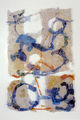 Chryssa Romanos, Map-Labyrinth, 1990, decollage on plexiglas, 200 x 132 cm