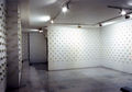 Νίκος Τρανός, Torball, 1997, εγκατάσταση ειδικών προδιαγραφών (ταπετσαρία για τυφλούς), 1.500 μουσικοί μηχανισμοί, 120 διαφορετικές μελωδίες απ΄όλο τον κόσμο, Galerie Artio, Αθήνα