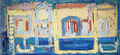 Χρύσα Ρωμανού, Τοπίο, 1958, λάδι σε χαρτόνι, 33 x 70 εκ.