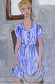 Julia Andriadou, Study, 1959, tempera, 32 x 22 cm