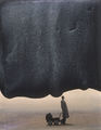 Βασίλης Κελαϊδής, Χωρίς τίτλο, 1973, ακρυλικό, 45 x 35 εκ.