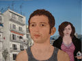 Emmanouil Bitsakis, Untitled, 2008, oil on canvas, 18 x 24 cm