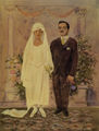 Yannis Migadis, Wedding, 1972, watercolor, 25 x 18 cm