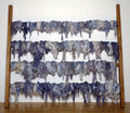 Jannis Kounellis, Untitled, 1968, wooden construction, wood and blue wool