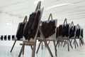 Jannis Kounellis, Untitled, 2012, installation at the Galleria Giorgio Persano, Turin, Italy
