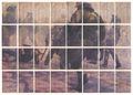 Despina Meimaroglou, P.I.G.S., 2012-2015, press clip blown up, divided in 32 sections each printed on a phonebook page