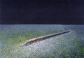 Michalis Manoussakis, Untitled, 1991, acrylic on wood, 50 x 70 cm