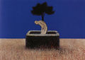 Michalis Manoussakis, Untitled, 1993-94, acrylic and charcoal on wood, 50 x  70 cm