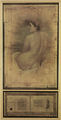 Miltos Pantelias, Epigaea Repens, mixed media on canvas, 149 x 72 cm
