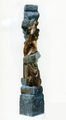 Dimitris Armakolas, Kore of the Rocks II, 1989, bronze, 200 x 40 x 40 cm