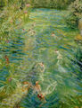 Maria Filopoulou, Ancient pool, Ierapolis, 2000-01, oil on canvas, 124 x 98 cm