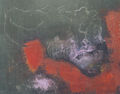 Maria Giannakaki, Blue sleep, 2005, mixed media on silk, 40 x 50 cm