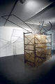 Μαίρη Χρηστέα, Φτερά υπό κατασκευή, 1996, σίδερο, ορείχαλκος, νάυλον, 
πλαστικό πλέγμα, 2,90 x 5,50 μ.