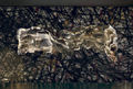 Μαίρη Χρηστέα, 2013, άποψη της βίντεο εγκατάστασης “Across”, John F. Kennedy Gallery, Ελληνοαμερικανική Ένωση, Αθήνα, προβολή σε τυπωμένο σχέδιο