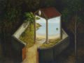 Nikos Angelidis, The Glade I, 2003, acrylic on canvas, 60 x 80 cm