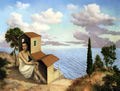 Nikos Angelidis, The dollhouse, 2008, oil on canvas, 80 x 105 cm