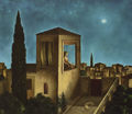 Nikos Angelidis, Full Moon, 2007, oil on canvas, 60 x 70 cm