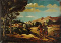 Αγήνωρ Αστεριάδης, Επιστροφή από το χωράφι (Μαρούσι), 1945, λάδι σε καμβά, 65 x 92 εκ.