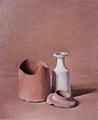 Σαράντης Καραβούζης, Το σπασμένο κεραμικό, 1976, 46 x 38 εκ.