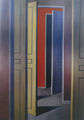 Σαράντης Καραβούζης, Πόρτες, 2000, λάδι σε μουσαμά, 162 x 114 εκ.