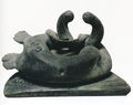 Michalis Tombros, Surreal Sensuality I (Twin Monsters), 1952, bronze, 19 x 32.5 x 27 cm