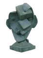Michalis Tombros, Mask, 1928, bronze, 38 x 26 x 20 cm