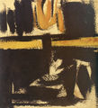 Theodoros Stamos, Kaaba, 1951, oil on paper mounted on wood, 56 x 52 cm