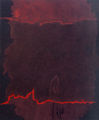 Θεόδωρος Στάμος, Ατέρμονο Πεδίο-Σειρά Λευκάδα για τον Κ. Ντ. Φρήντριχ, 1981, ακρυλικό σε καμβά, 152,5 x 127,5 εκ.