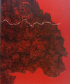 Theodoros Stamos, Infinity Field-Jerusalem Series, Edge of the Burning Bush, 1986-87, acrylic on canvas, 162 x 137 cm