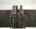 Θύμιος Πανουργιάς, Παιδιά με Συνοδούς, 2011, χυτός ορείχαλκος, 50 x 85 x 30 εκ.