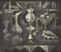 Αλέξανδρος Κορογιαννάκης, Αντικείμενα, 1960, ακουατίντα, 21 x 24 εκ.