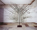 Αφροδίτη Λίτη, Φτερό με πουλιά, 1990, μέταλλο, 298 x 400 x 90 εκ.