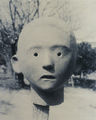 George Nikolaidis, Mask, 1960, terracotta, 22 x 18 x 18 cm