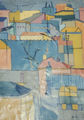 Vera Houtzoumis, Composition, oil on canvas, 76 x 53 cm
