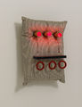 Stephen Antonakos, Untitled Pillow, March 26, 1963, Pillow, electric lights, wood, metal fixtures, 29" x 23" x 10"d, Photography by Jeffrey Sturges
