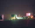 Stephen Antonakos, "Ten Outdoor Neons" 1974, Fort Worth Art Museum, Texas, 1975