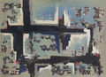 George Vakalo, Transition to Abstraction, 1960, oil on canvas