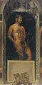 Κυριάκος Κατζουράκης, Ο Λουκάς, 1978, λάδι σε καμβά, 151 x 76 εκ.