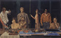 Κυριάκος Κατζουράκης, Εποχές (στον Τσαρούχη), 1978, λάδι σε καμβά, 127 x 205 εκ.