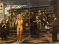 Kyriakos Katzourakis, Ifigenia, 1979, oil on canvas, 150 x 200 cm