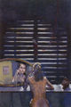 Kyriakos Katzourakis, Katia in the mirror, 1987, oil on canvas, 170 x 120 cm
