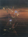 Hermann Blauth, Gestation of the eternal spring, 1973, oil, 140 x 110 cm