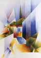 Hermann Blauth, Mecklenburg, Village in Arcadia, 2002, oil, 130 x 90 cm
