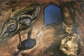 Eleni Zouni, Untitled, 1986, mixed media, diptych, 160 x 180 cm