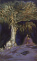 Pavlos Moschidis, Untitled, 1989, oil on canvas and wood, 44 x 30 cm