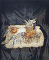 Pavlos Moschidis, Untitled, 1989, oil on canvas and wood, 40 x 33 cm