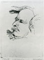 Χρίστος Δαγκλής, Ο πατέρας μου - Γιάννενα, 1942, χαλκογραφία, 11,7 x 8,5 εκ.
