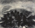 Γιώργος Κουβάκις, Χωρίς τίτλο, 1991, ακρυλικό σε χαρτί, 110 x 130 εκ.